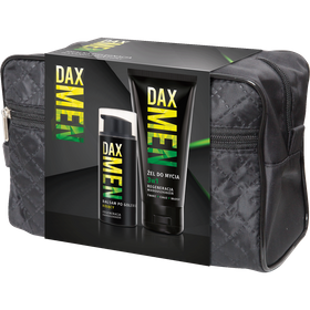 Dax Men Set Soothing face balm + 3in1 cleansing gel  in cosmetic bag