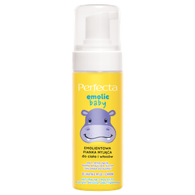 Perfecta Emolic Baby Emollient cleansing foam for body and hair