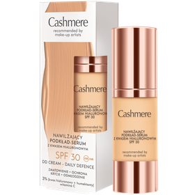 Cashmere DD Moisturizing foundation-serum with hyaluronic acid SPF 30 Warm Beige