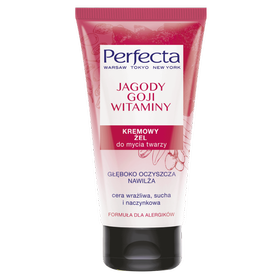 Perfecta Jagody goji i witaminy Kremowy żel do mycia twarzy 150ml