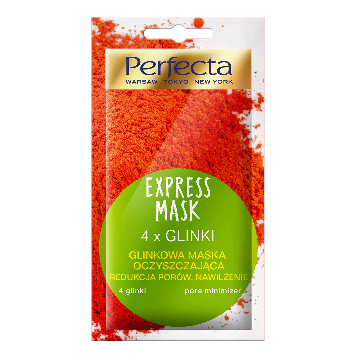 Perfecta Express Mask Glinkowa maska oczyszczająca 4*Glinki 8ml