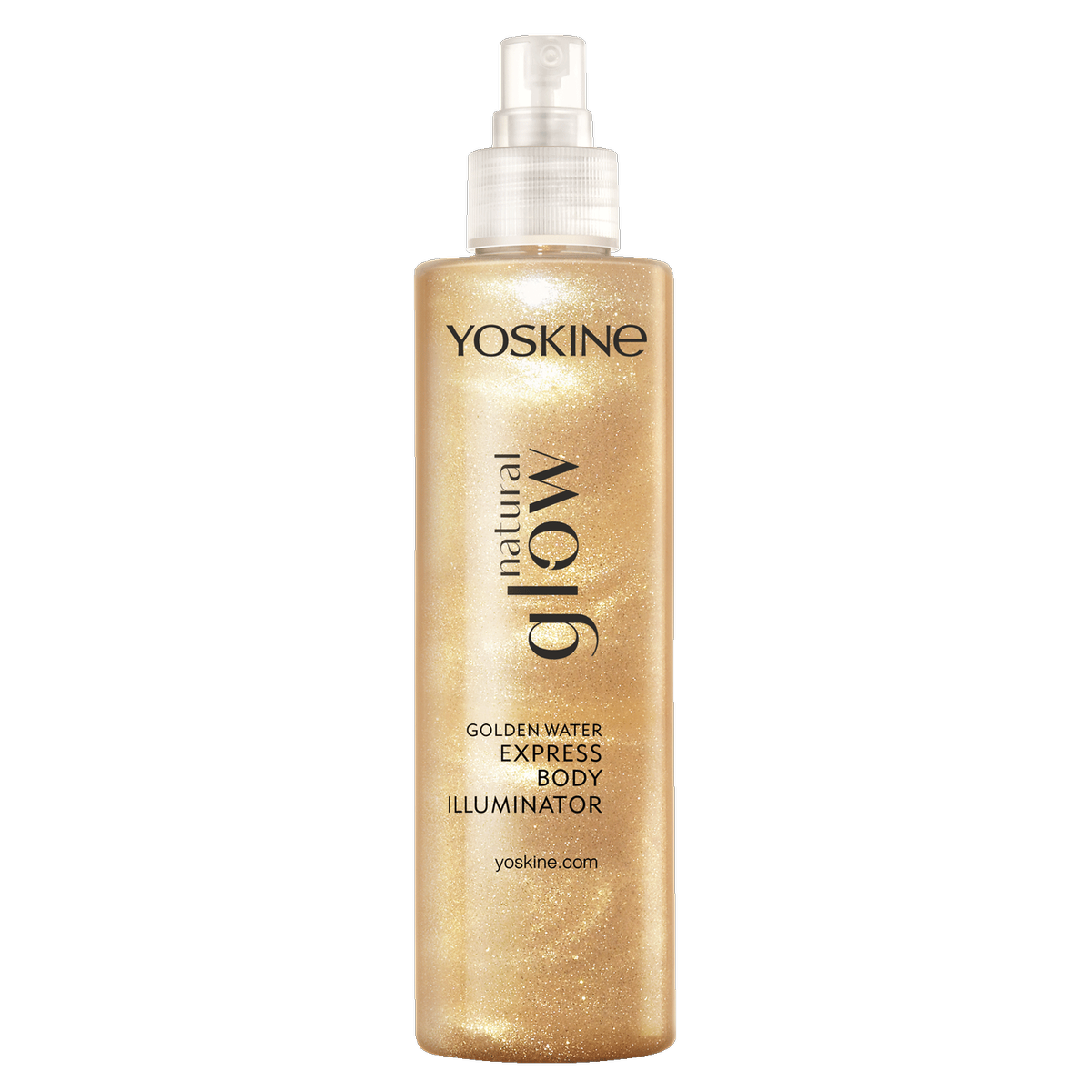 Yoskine Natural Glow Mgiełka do ciała ze złotymi drobinkami