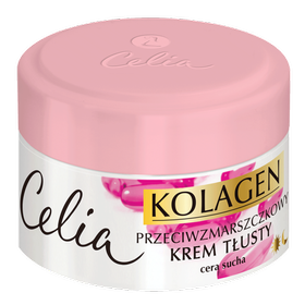 Celia Kolagen przeciwzmarszczkowy krem tłusty z witaminami 50ml