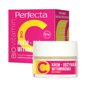 Perfecta Vitamins Rozświetlający krem do twarzy z BIO witaminą C