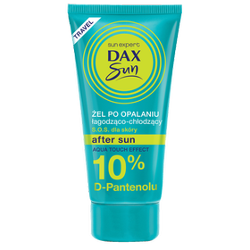 Dax Sun TRAVEL Żel chłodząco-łagodzący po opalaniu 10% D-PANTENOL, SOS dla skóry 50ml