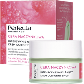 Perfecta Cera Naczynkowa Intensywnie nawilżający krem ochronny SPF20