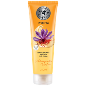 Perfecta Planet Essence feuchtigkeitsspendende Ashwagandha- und Safran-Körperlotion