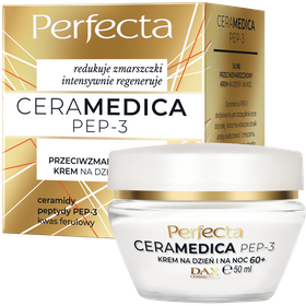 Perfecta Ceramedica PEP-3 Stark Anti-Falten Tages- und Nachtcreme 60+