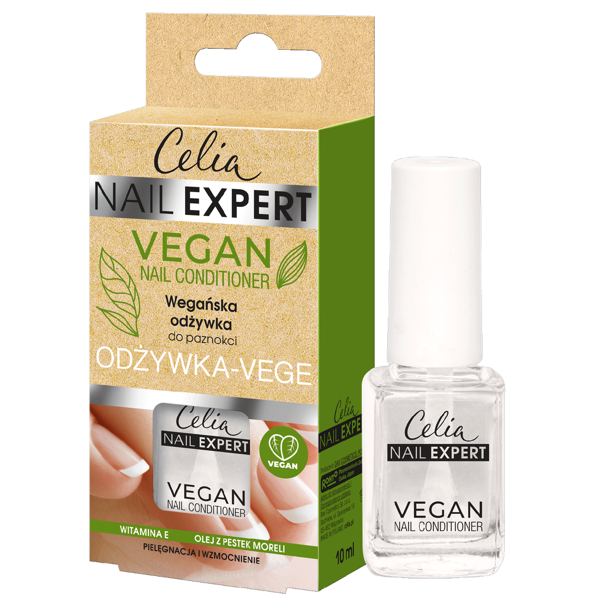 Celia Nail Expert wegańska odżywka do paznokci VEGAN NAIL CONDITIONER