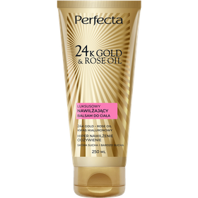 Perfecta 24K Gold & Rose Oil Luxuriöse feuchtigkeitsspendende Körperlotion