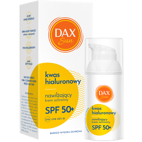 Dax Sun Feuchtigkeitsspendende Schutzcreme mit Hyaluronsäure LSF 50+