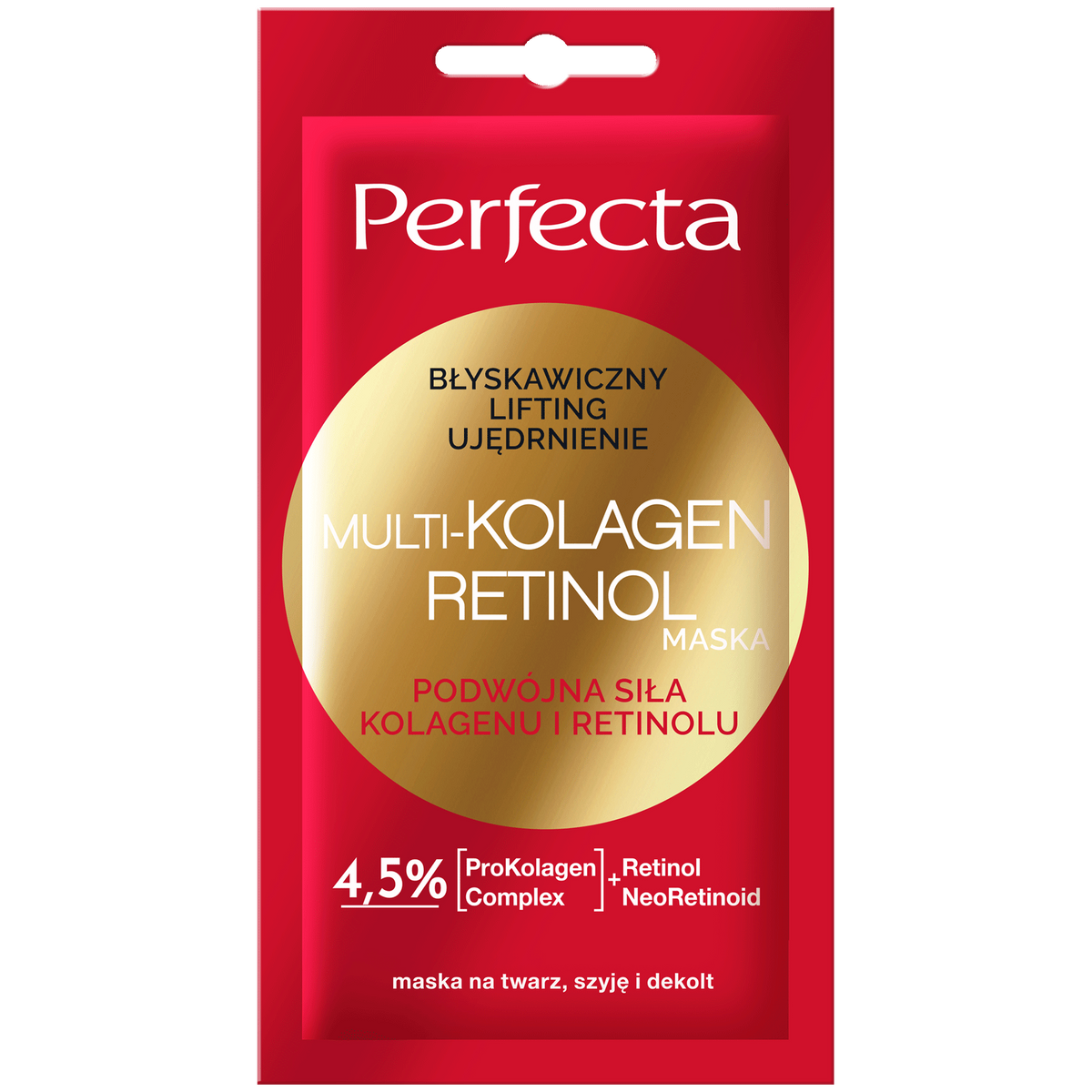 Perfecta Multi-Kolagen Retinol Maska błyskawicznie liftingująca i ujędrniająca