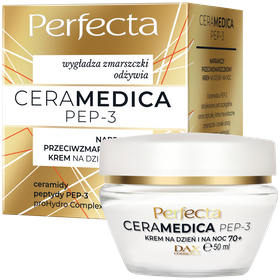 Perfecta Ceramedica PEP-3 Reparierende Anti-Falten-Tages- und Nachtcreme 70+