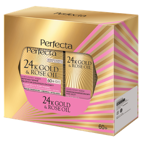 Set Perfecta 24K Gold & Rosenöl Gesichtscreme 60+ und Augencreme