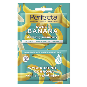 Perfecta Peeling + maska do rąk SWEET BANANA zabieg wygładzający