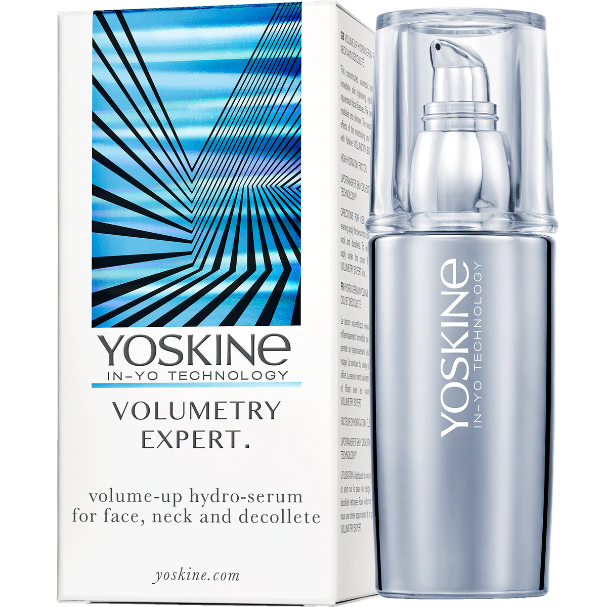 Yoskine Volumetry Expert. Nawilżające serum modelujące owal twarzy, szyję i dekolt