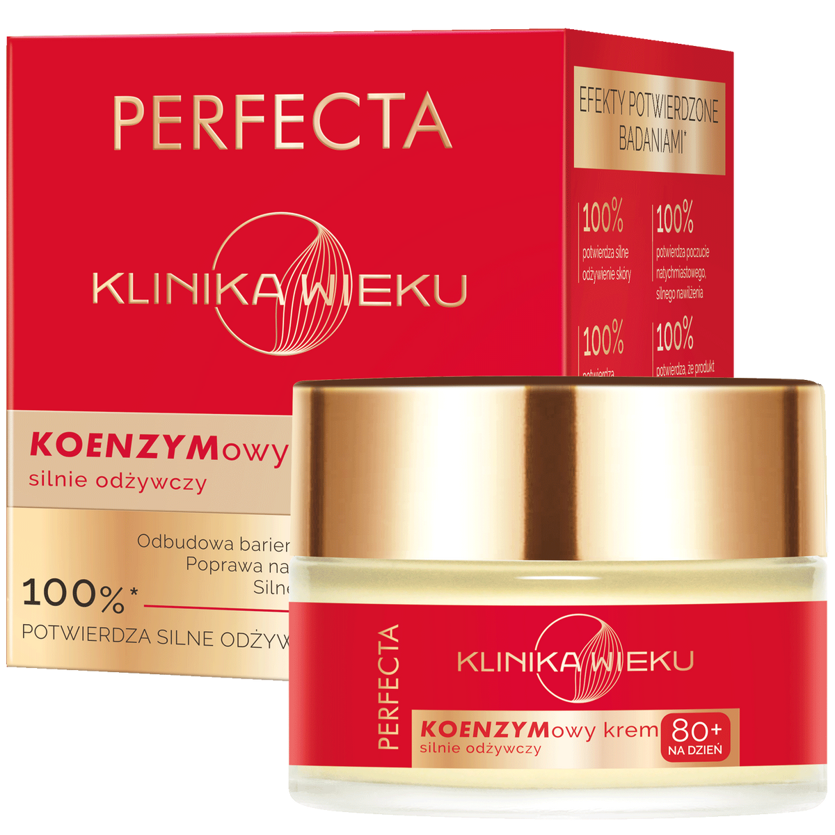 Perfecta Klinika Wieku Koenzymowy krem silnie odżywczy na dzień 80+