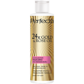 Perfecta 24K Gold&Rose Oil Luxurious make-up removal milk