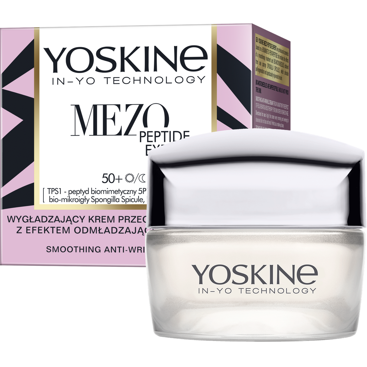 Yoskine Mezo Peptide Expert Wygładzający Krem krem przeciwzmarszczkowy 50+