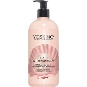 Yoskine Body Body lotion with hyaluronic acid Yoskine Body Balsam do ciała z kwasem hialuronowym PEARL & DIAMONDS