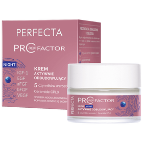 Perfecta Pro Age Factor Krem aktywnie odbudowujący na noc