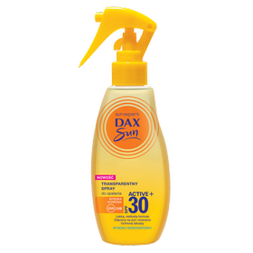 Dax Sun Transparentny spray do opalania SPF30 ACTIVE +  triger 200ml