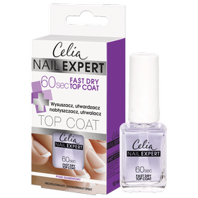 Celia Nail Expert Top Coat do paznokci 60 SEC