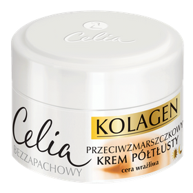 Celia Kolagen przeciwzmarszczkowy krem półtłusty z kozim mlekiem 50ml