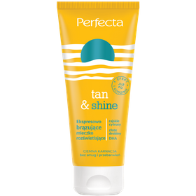 Perfecta Tan&Shine Expresowo brązujące mleczko rozświetlające do ciała